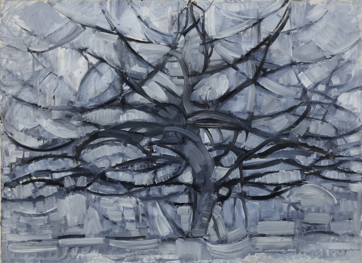 A szürke fa, 1911 alkotó: Piet Mondrian