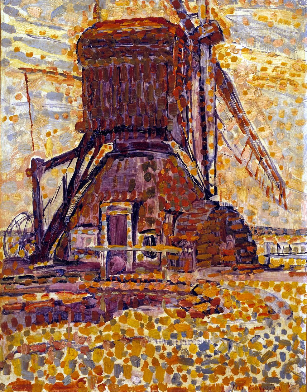 A Winkel -malom alkotó: Piet Mondrian