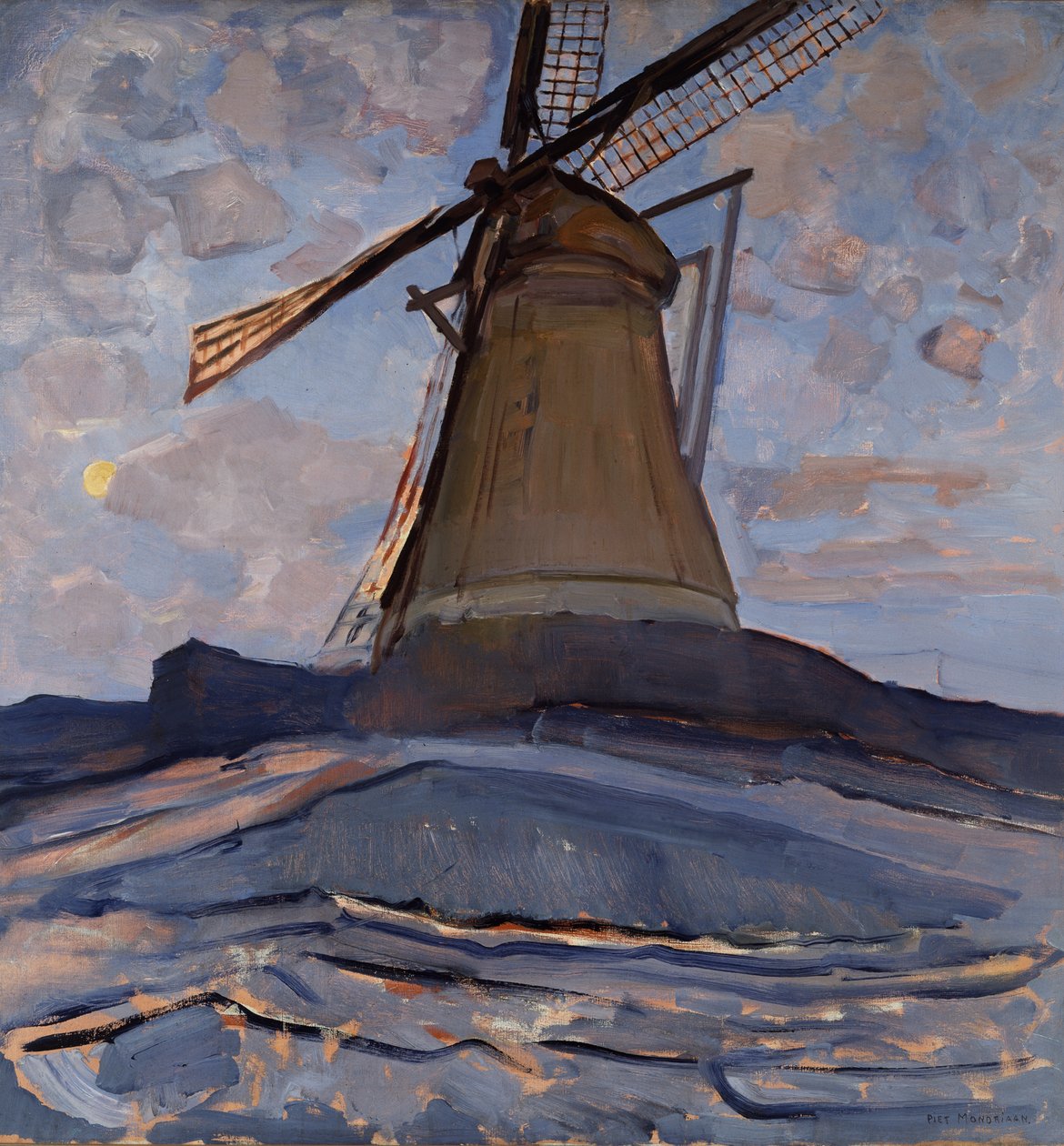 Szélmalom alkotó: Piet Mondrian