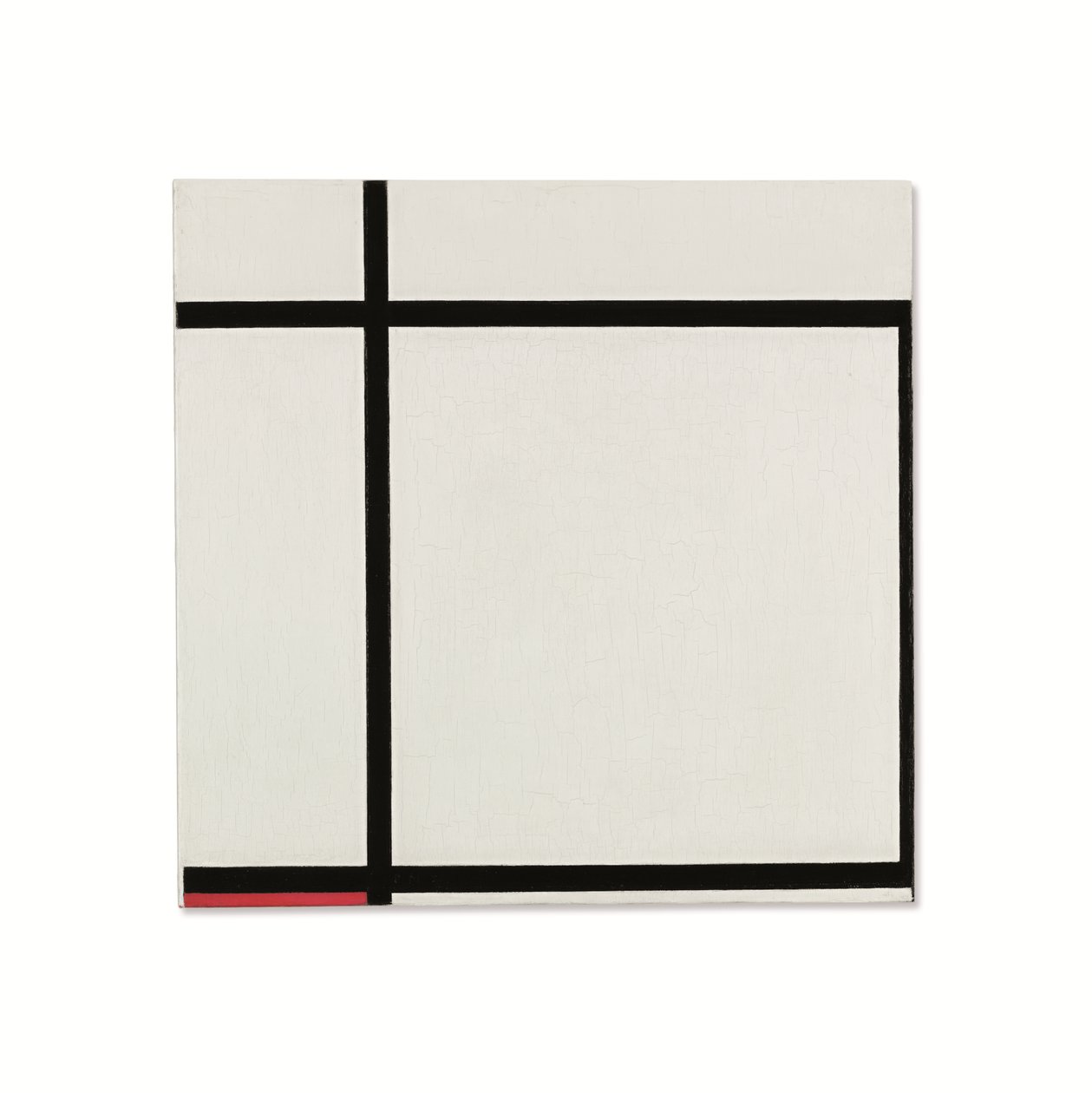 Összetétel II, vörössel alkotó: Piet Mondrian