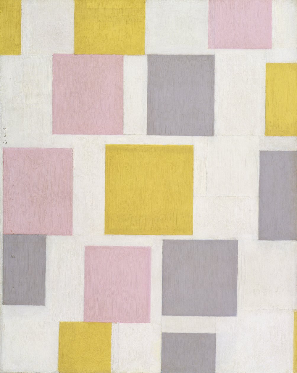 Kompozíció színsíkokkal 5 alkotó: Piet Mondrian