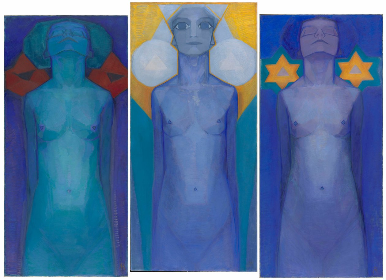 Evolúció, 1911. alkotó: Piet Mondrian