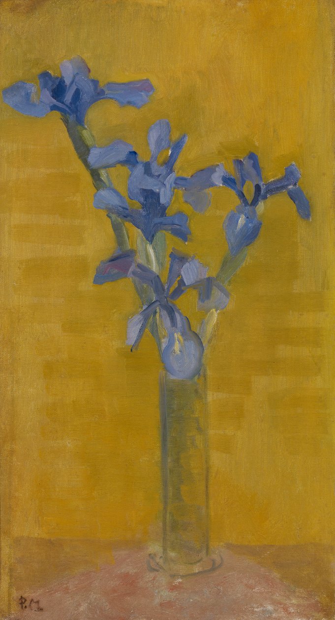 Íriszek, 1910 körül (olaj, vászon) alkotó: Piet Mondrian