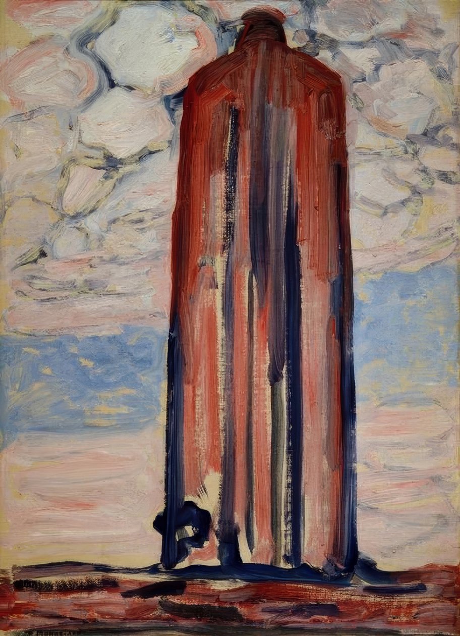 Világítótorony Westkapelle-ben alkotó: Piet Mondrian