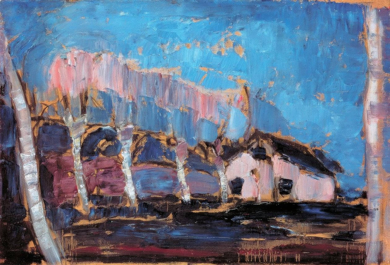 Piet Mondrian (1872-1944), Éjszakai tájkép, 1908. alkotó: Piet Mondrian