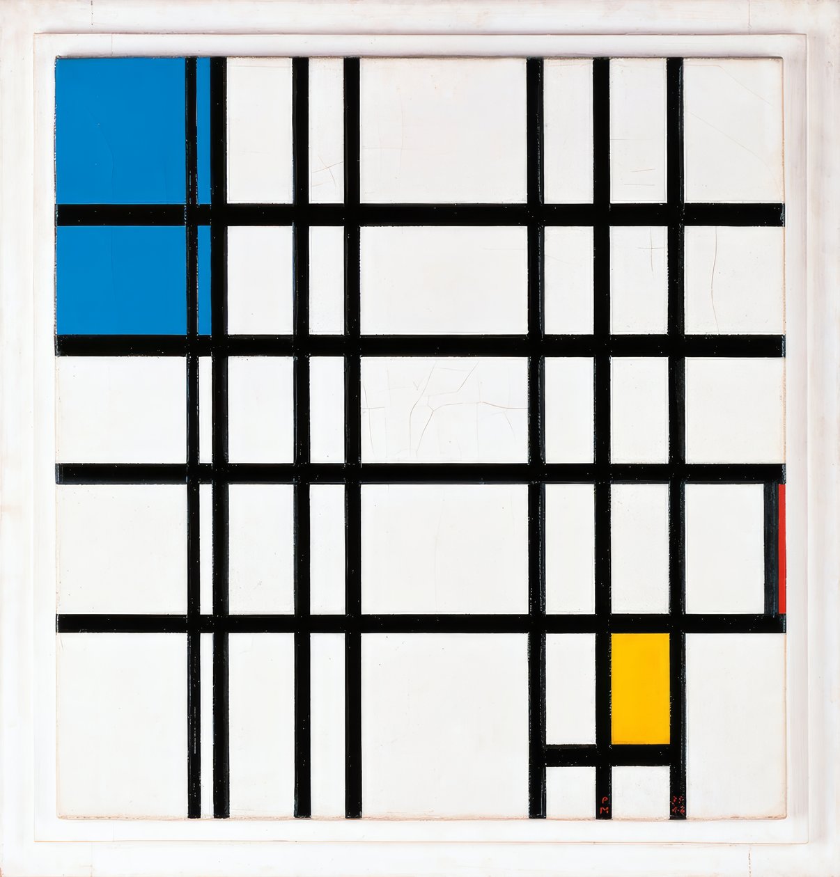 A fekete vonalak ritmusa alkotó: Piet Mondrian