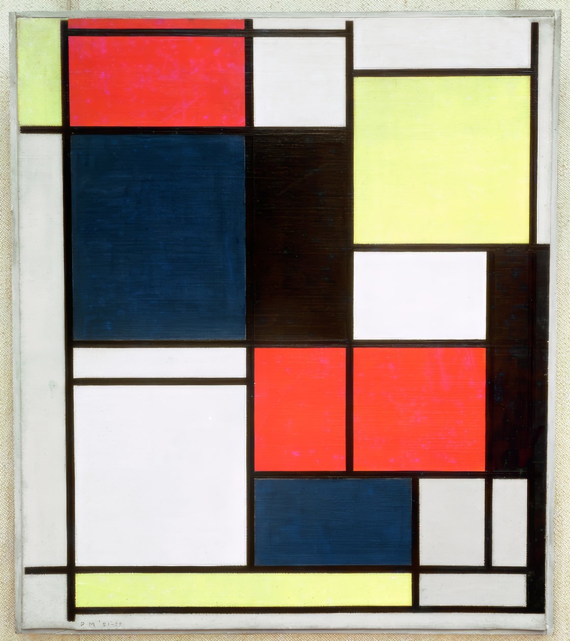 táblázat II alkotó: Piet Mondrian