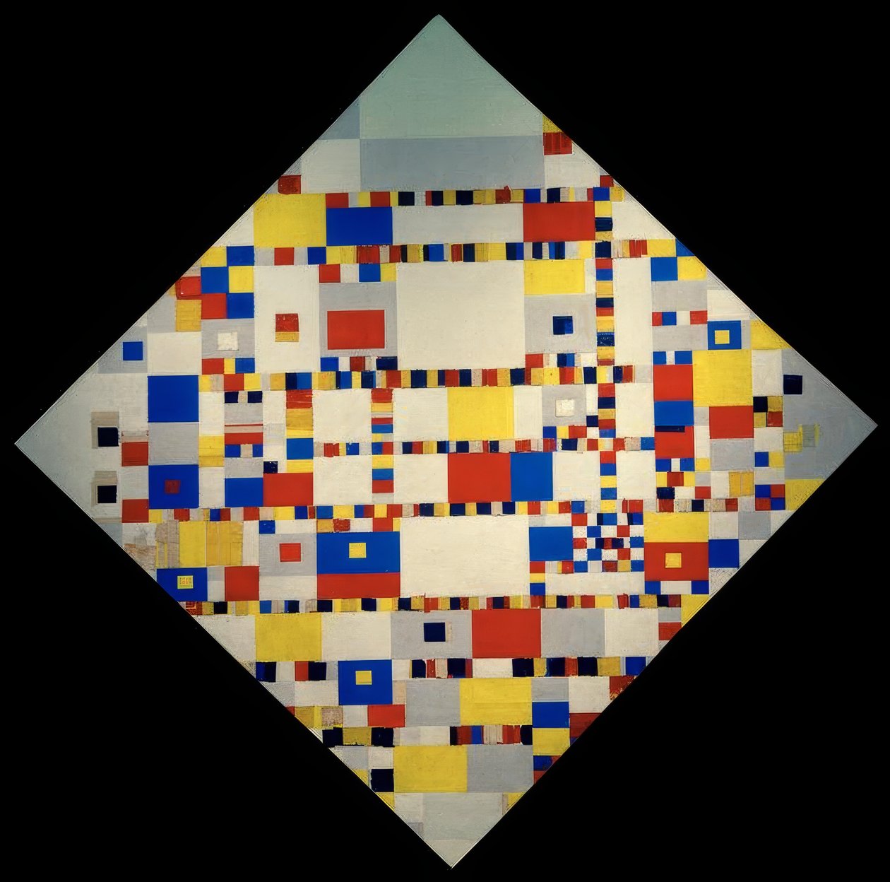 Győzelem Boogie Woogie alkotó: Piet Mondrian