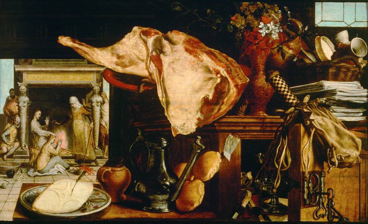 Krisztus Máriával és Mártával alkotó: Pieter Aertsen