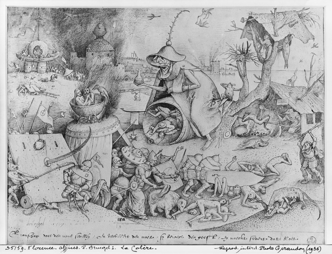 Harag, 1557 (fakszimile) alkotó: Pieter Bruegel the Elder