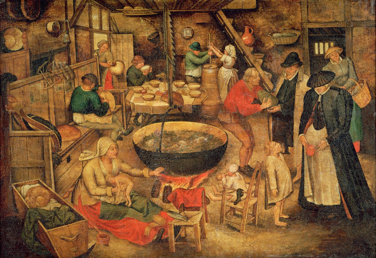 Egy parasztház belseje alkotó: Pieter Bruegel the Elder