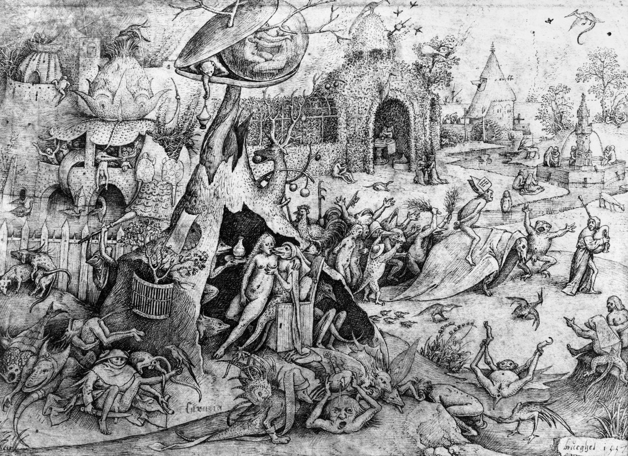Luxus, 1557 alkotó: Pieter Bruegel the Elder