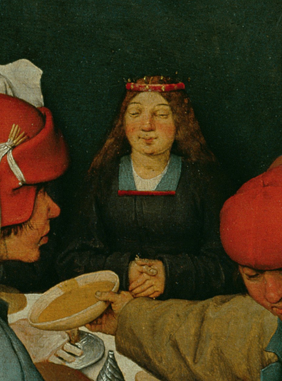 Parasztlakodalom (Bauernhochzeit) (68946 részlet), 1568 alkotó: Pieter Bruegel the Elder