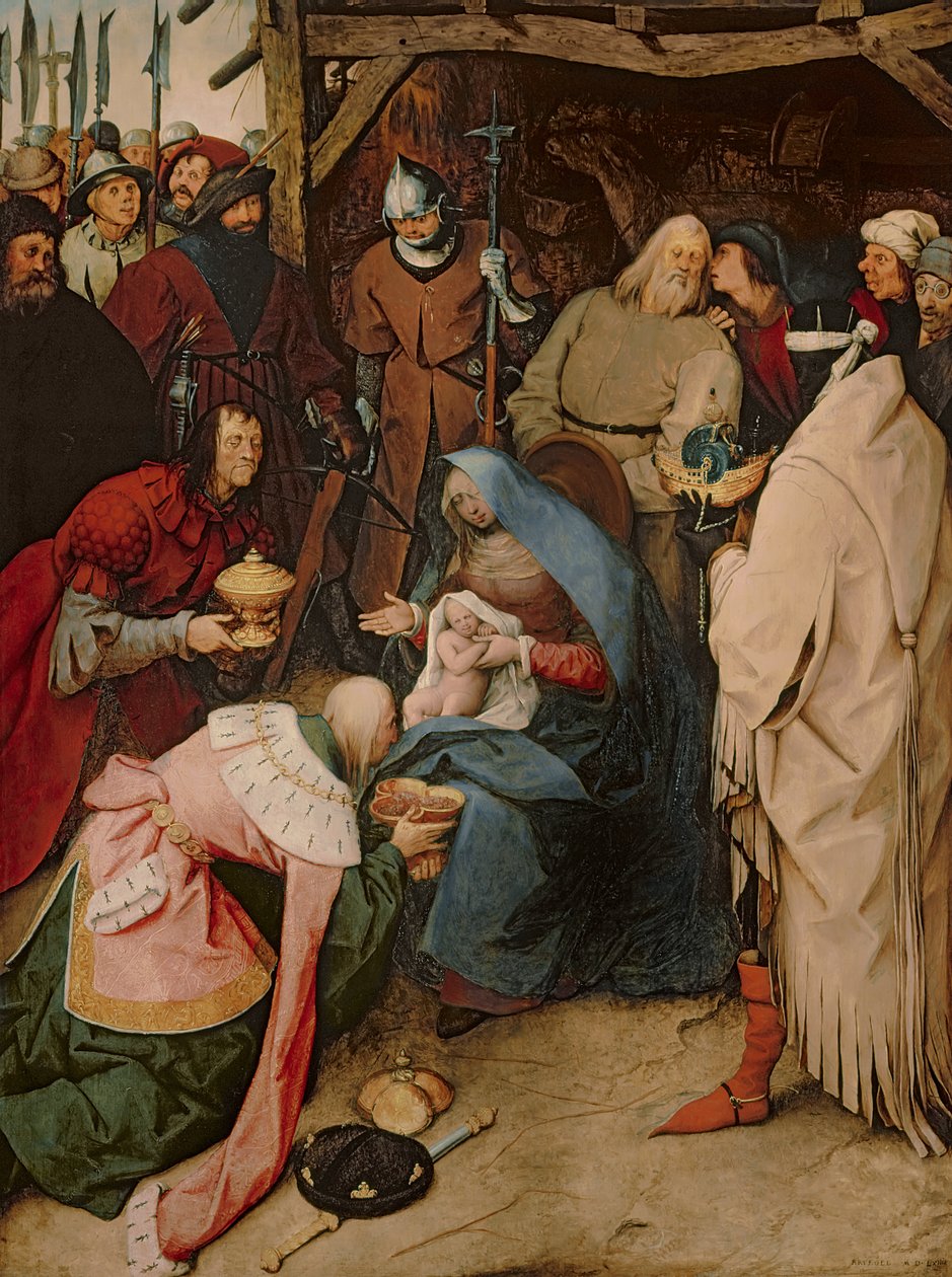 A királyok imádása, 1564 alkotó: Pieter Bruegel the Elder