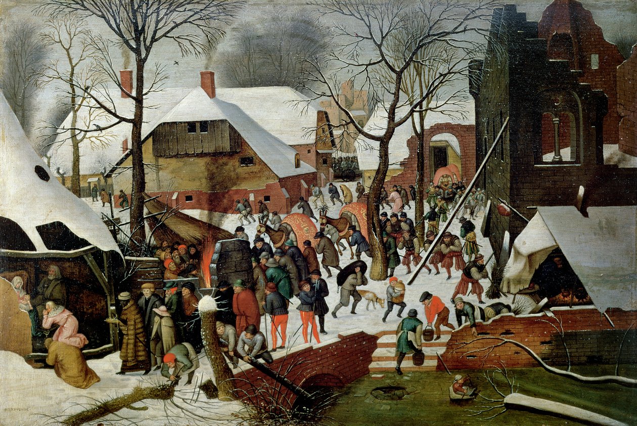 A mágusok imádása alkotó: Pieter Bruegel the Elder