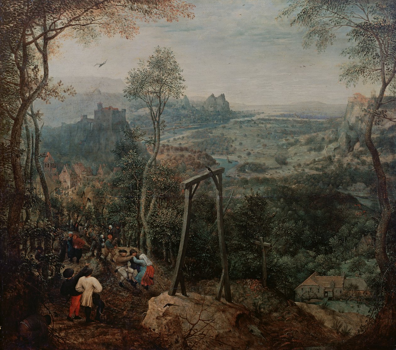 A szarka az akasztófán, 1568 alkotó: Pieter Bruegel the Elder