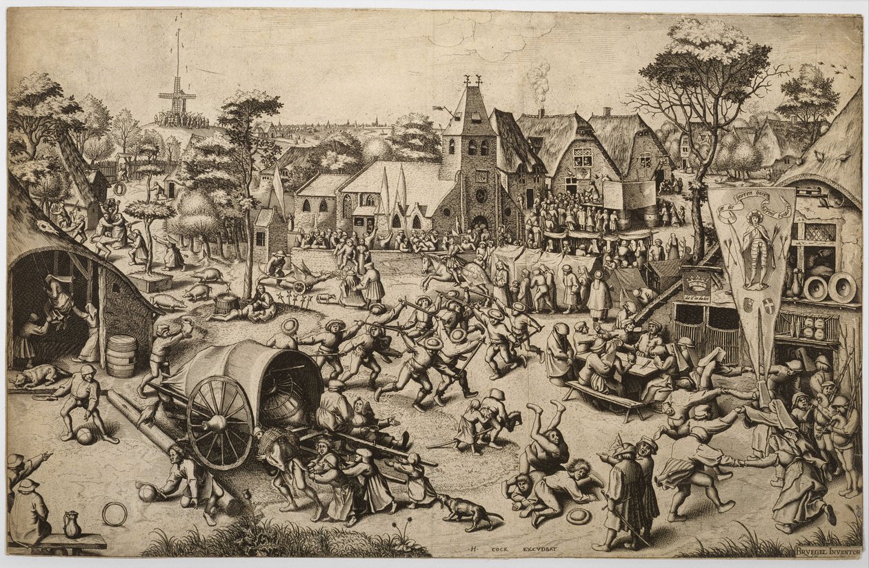 Szent György napi vásár alkotó: Pieter Bruegel the Elder