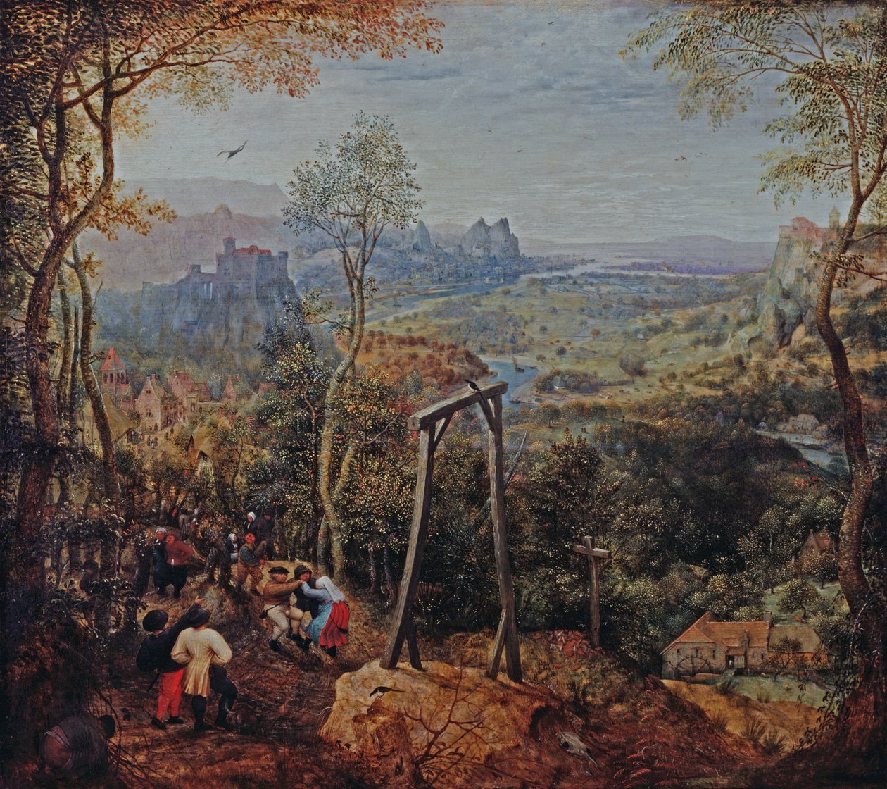 A szarka az akasztófán alkotó: Pieter Bruegel the Elder