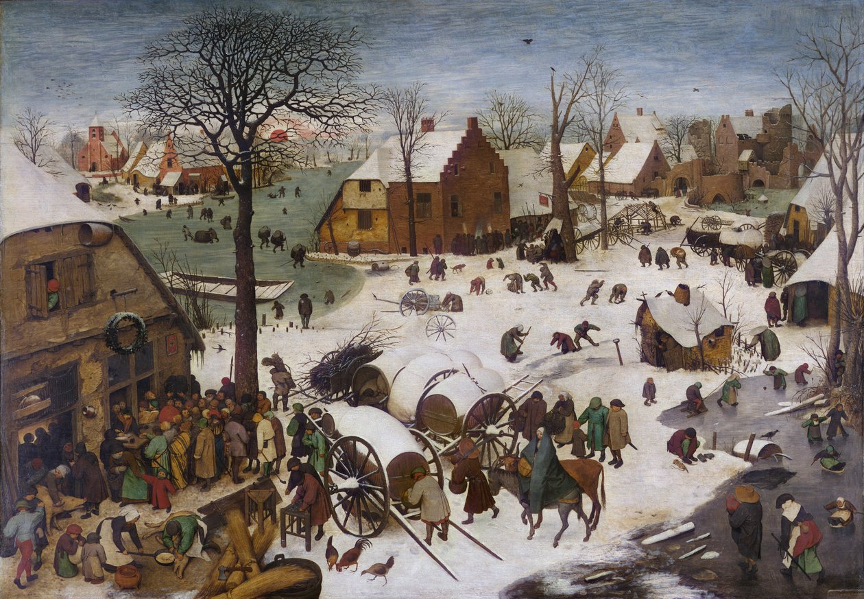 A betlehemi népszámlálás alkotó: Pieter Bruegel the Elder