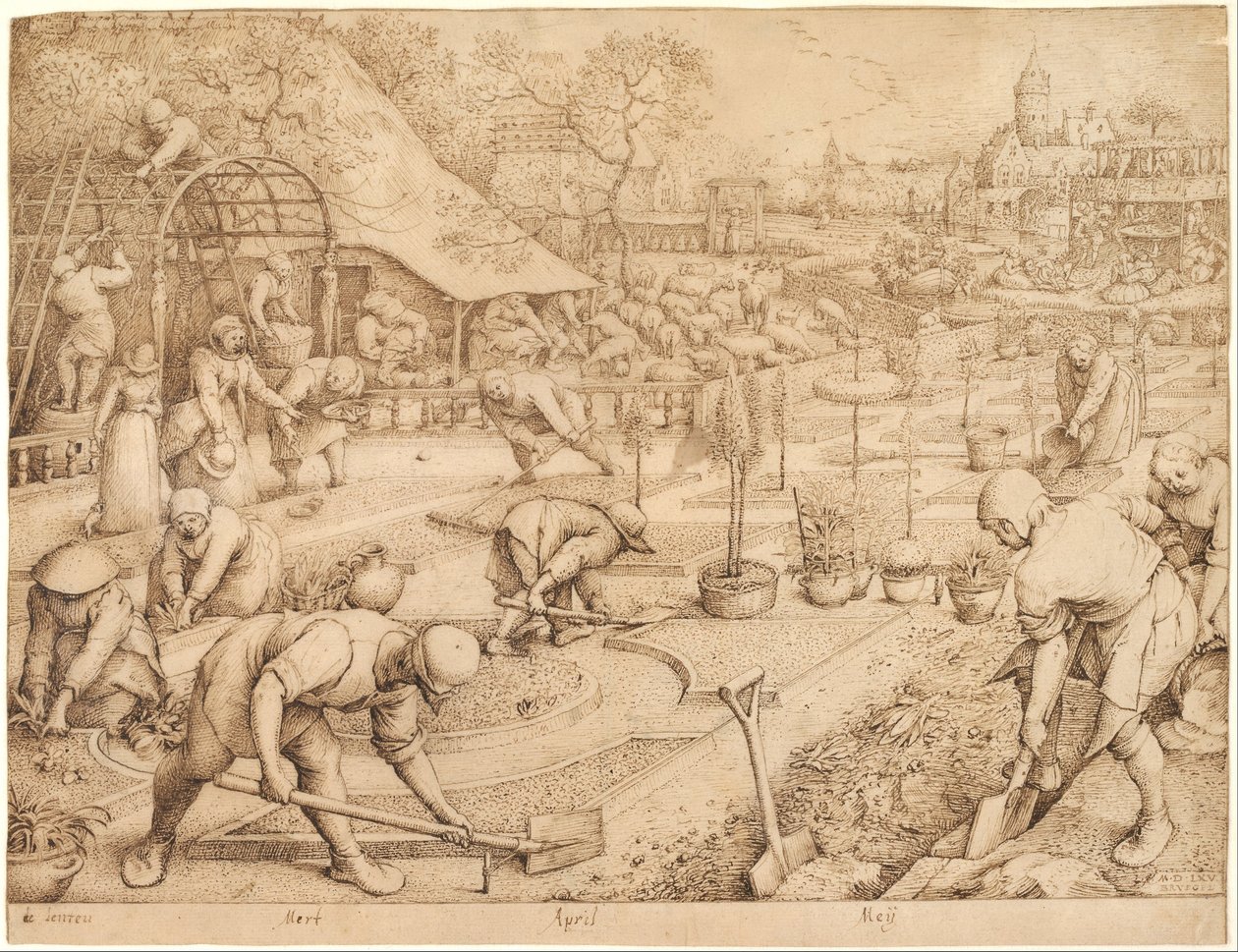Tavasz, 1565 alkotó: Pieter Bruegel the Elder
