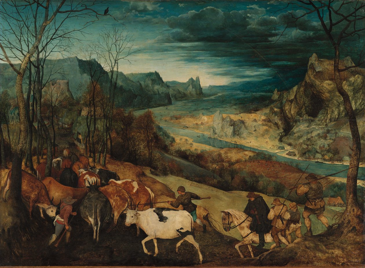 A csorda visszatérése alkotó: Pieter Bruegel the Elder