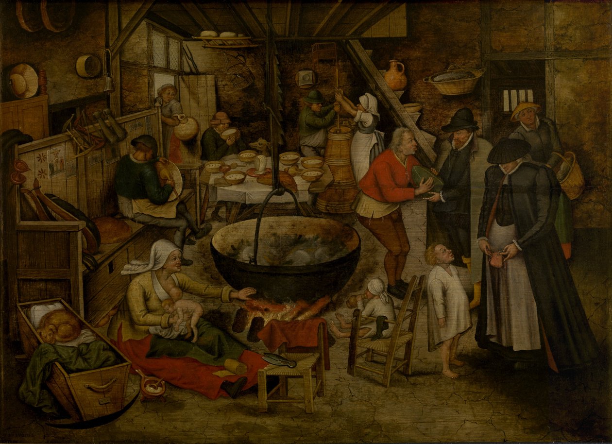 Látogatás a farmon alkotó: Pieter Brueghel the Younger