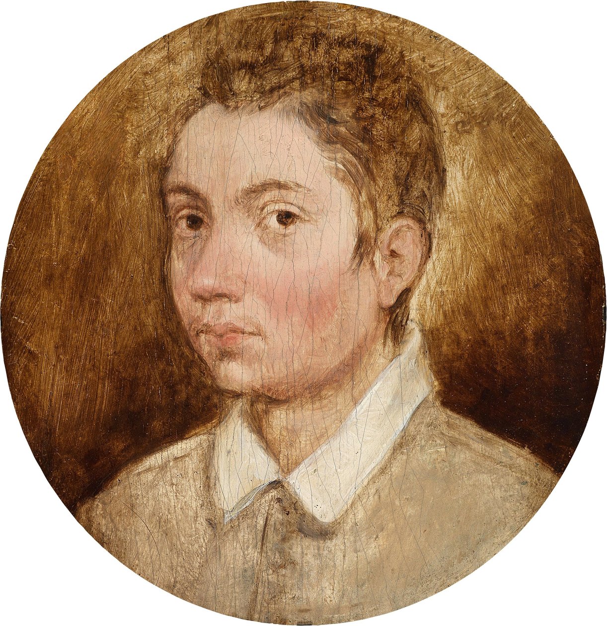 Egy fiatalember mellszobra alkotó: Pieter Brueghel the Younger