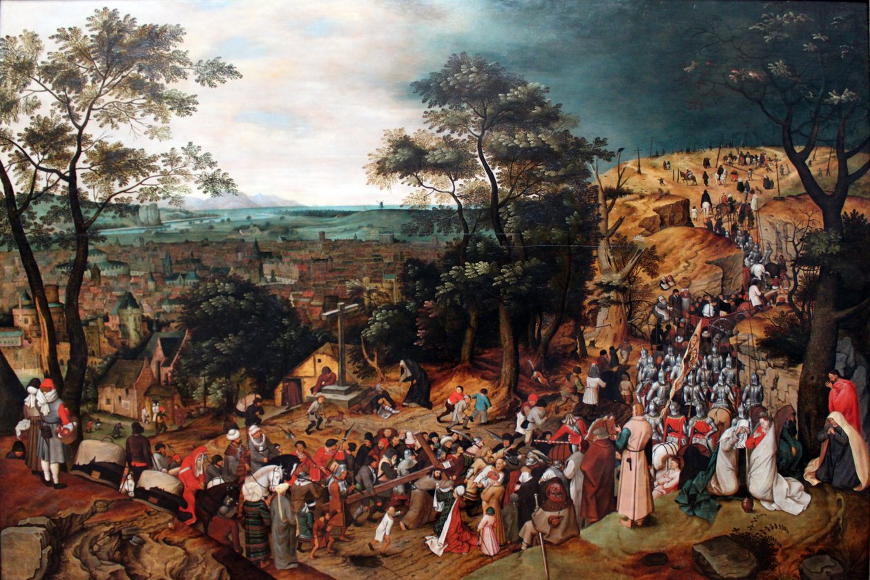 Krisztus a keresztet hordozza alkotó: Pieter Brueghel the Younger