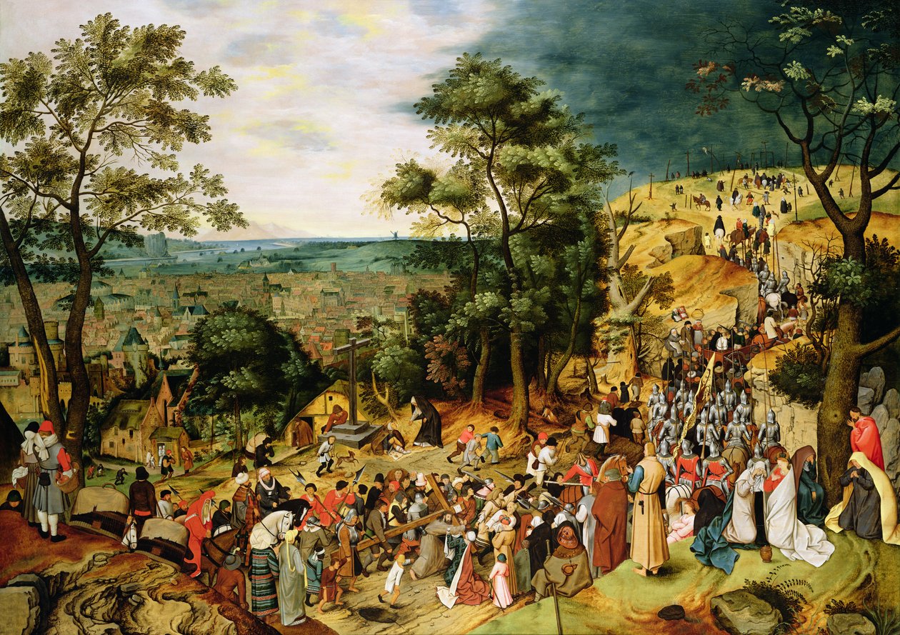 Krisztus a golgotai úton, 1607 (panel) alkotó: Pieter Brueghel the Younger