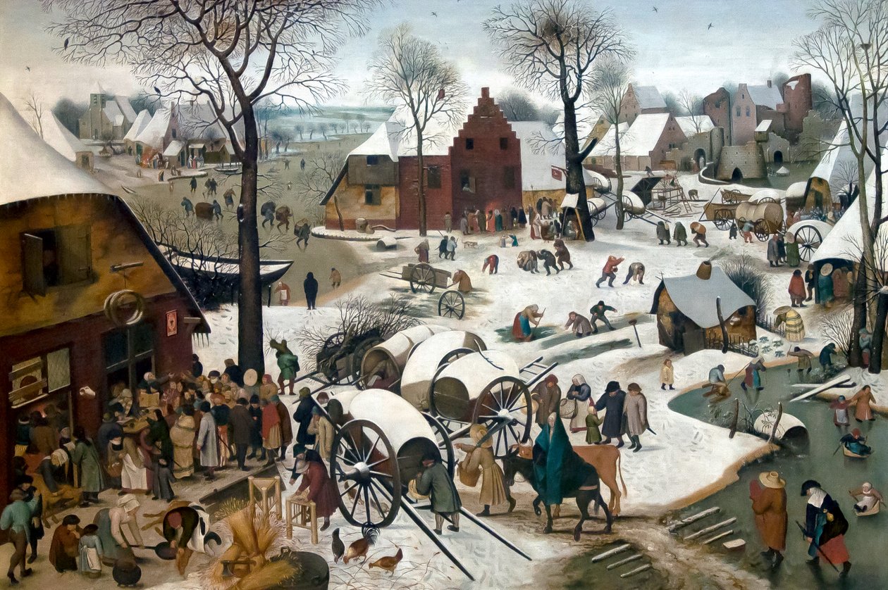 A népszámlálás alkotó: Pieter Brueghel the Younger