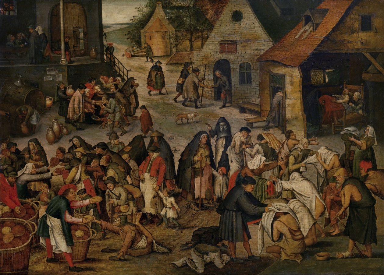 Az Irgalmasság Művei alkotó: Pieter Brueghel the Younger