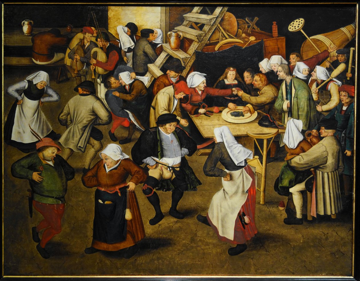 Paraszt esküvő alkotó: Pieter Brueghel the Younger