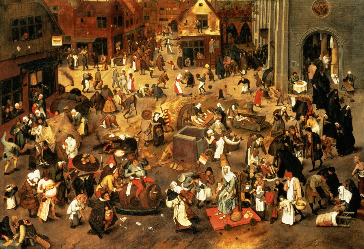 A karnevál és a nagyböjt csata alkotó: Pieter Brueghel the Younger