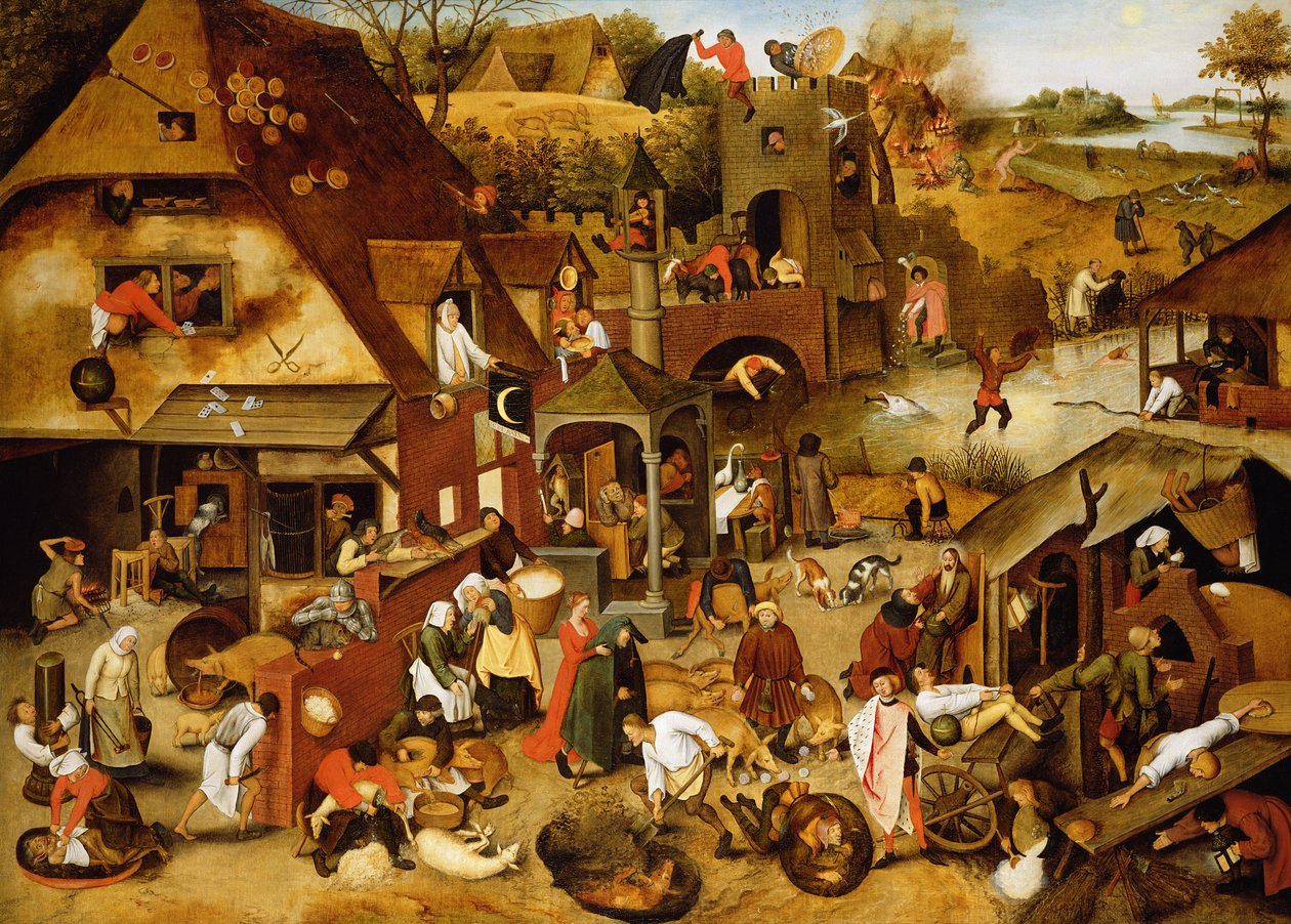 A flamand közmondások alkotó: Pieter Brueghel the Younger