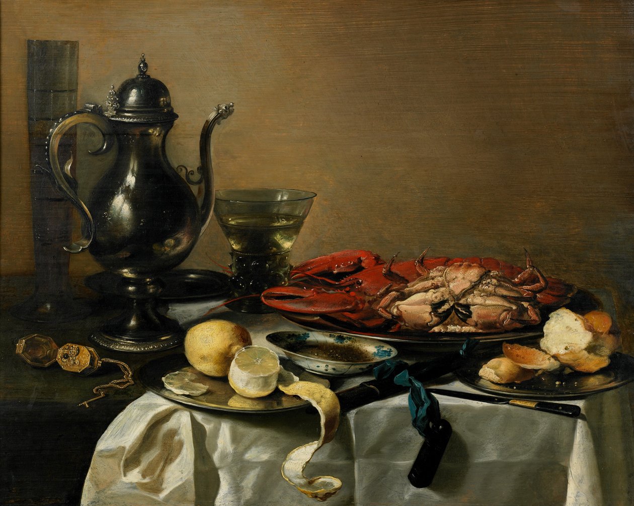 Csendélet, 1643 alkotó: Pieter Claesz