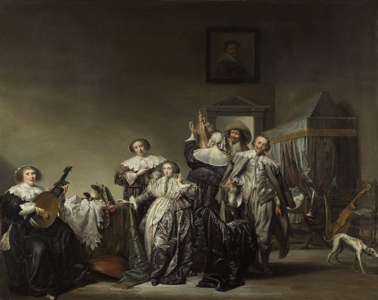 Gallant Társaság, 1633 alkotó: Pieter Codde