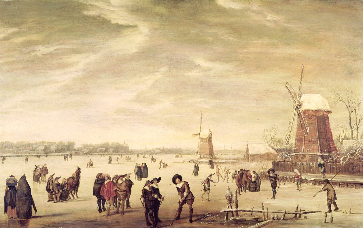 Játékok a jégen alkotó: Pieter Codde