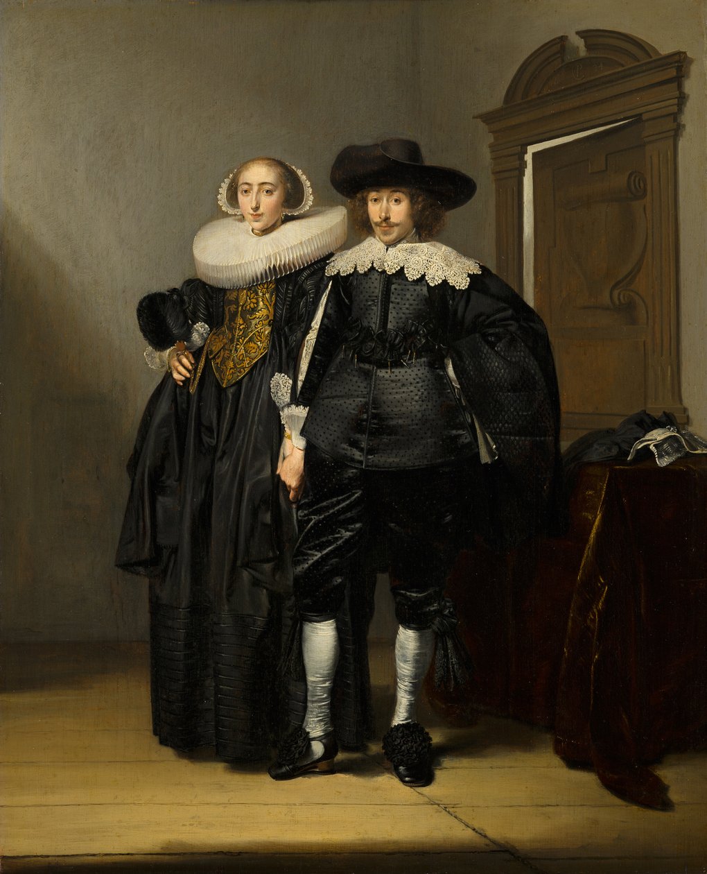 Egy házaspár portréja alkotó: Pieter Codde
