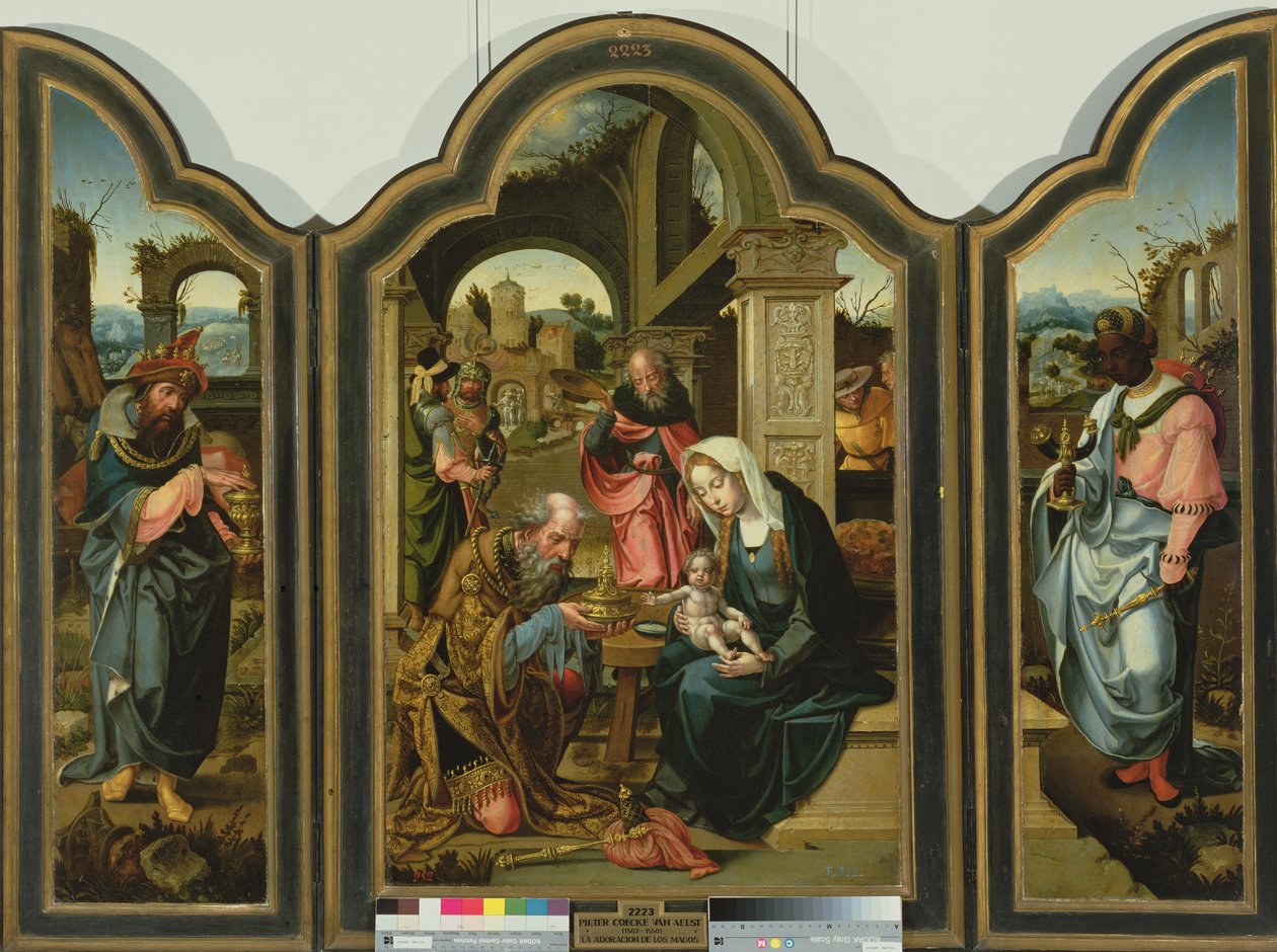 A bölcsek imádása alkotó: Pieter Coecke van Aelst