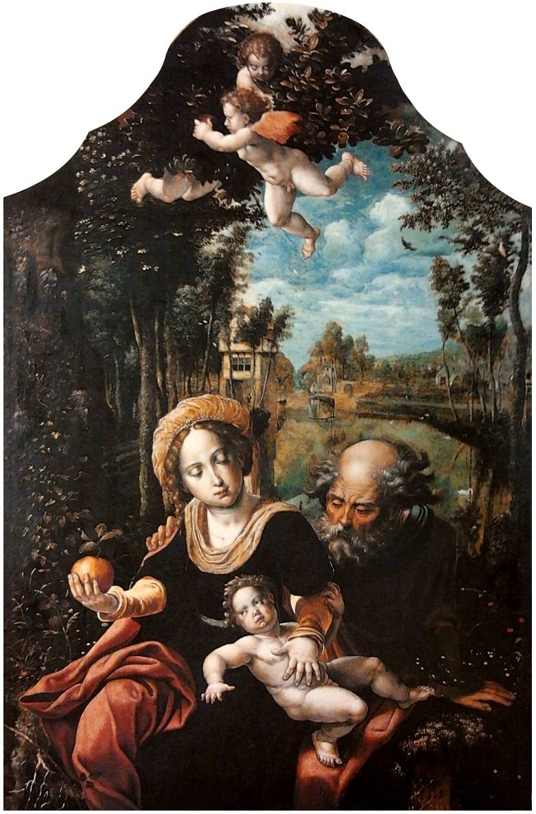 Szent Család. alkotó: Pieter Coecke van Aelst