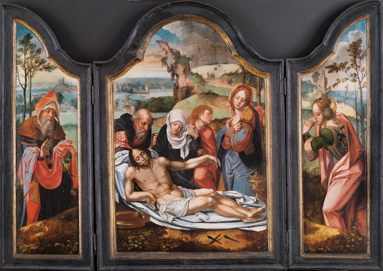Siralom a halott Krisztus felett alkotó: Pieter Coecke van Aelst