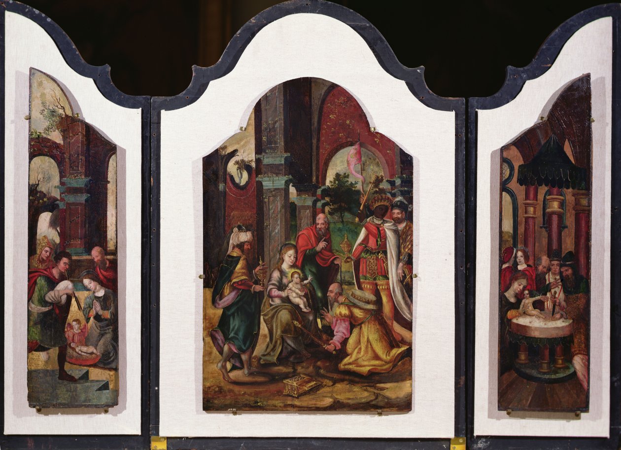 A mágusok imádása (rektóért lásd: 101585) alkotó: Pieter Coecke van Aelst