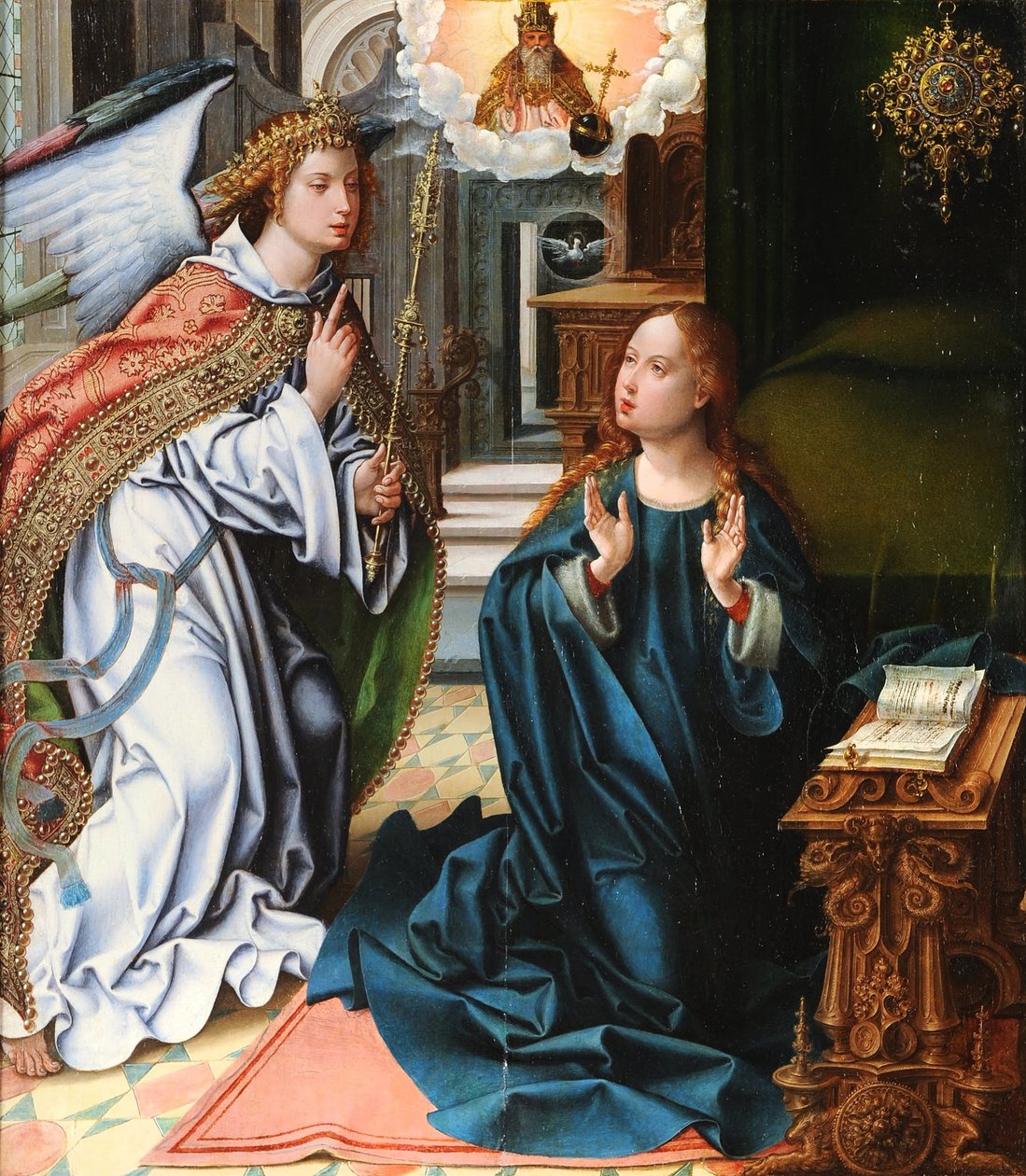 Az Angyali üdvözlet alkotó: Pieter Coecke van Aelst