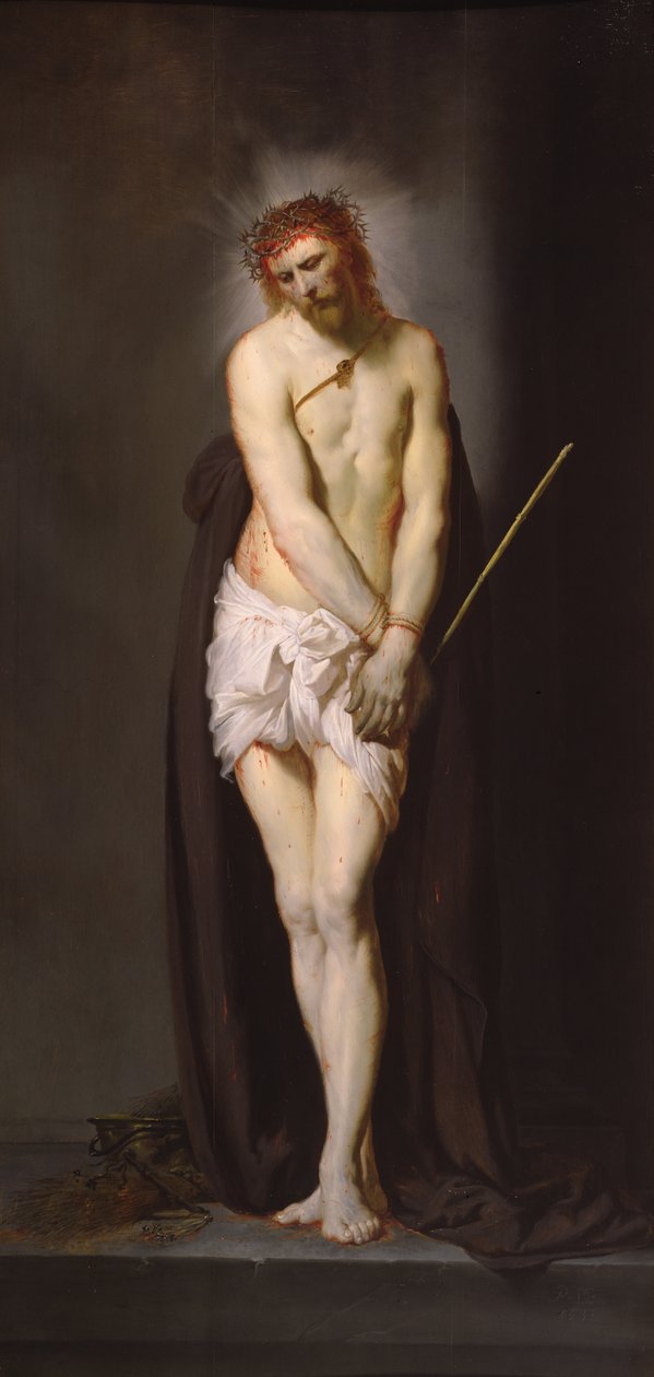 Krisztus az oszlopnál, 1632 (panel) alkotó: Pieter Fransz de Grebber