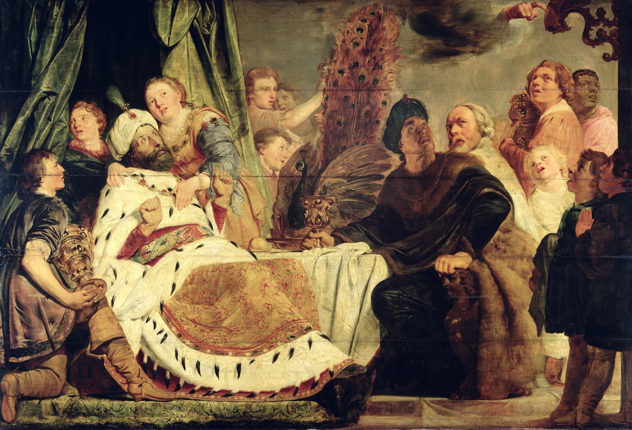 Belsazár király ünnepe, 1625 alkotó: Pieter Fransz de Grebber