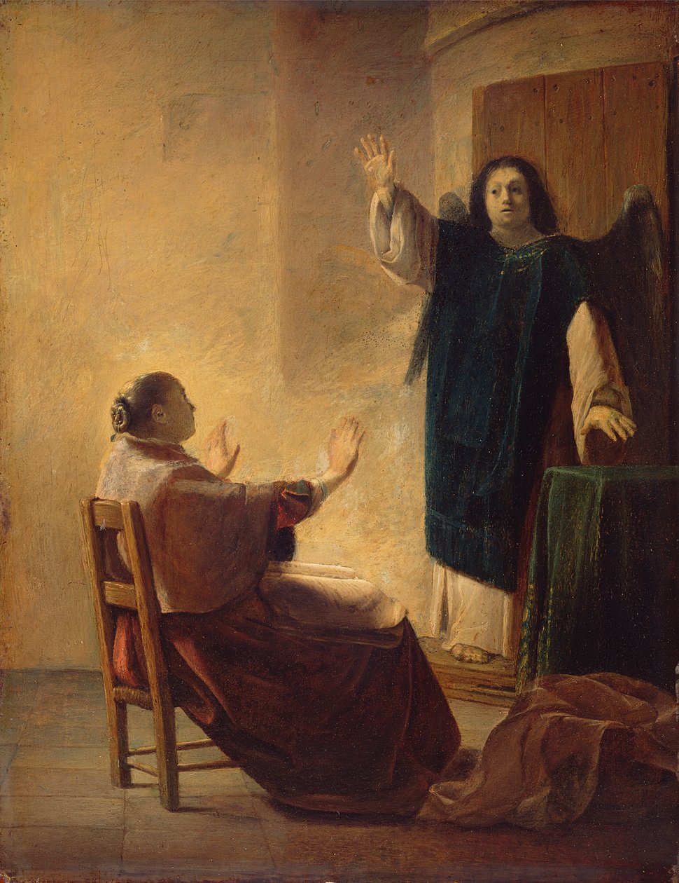 Annának megjelenő angyal alkotó: Pieter Fransz de Grebber