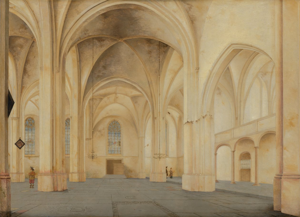 A rheneni Cunera templom belseje alkotó: Pieter Janszoon Saenredam