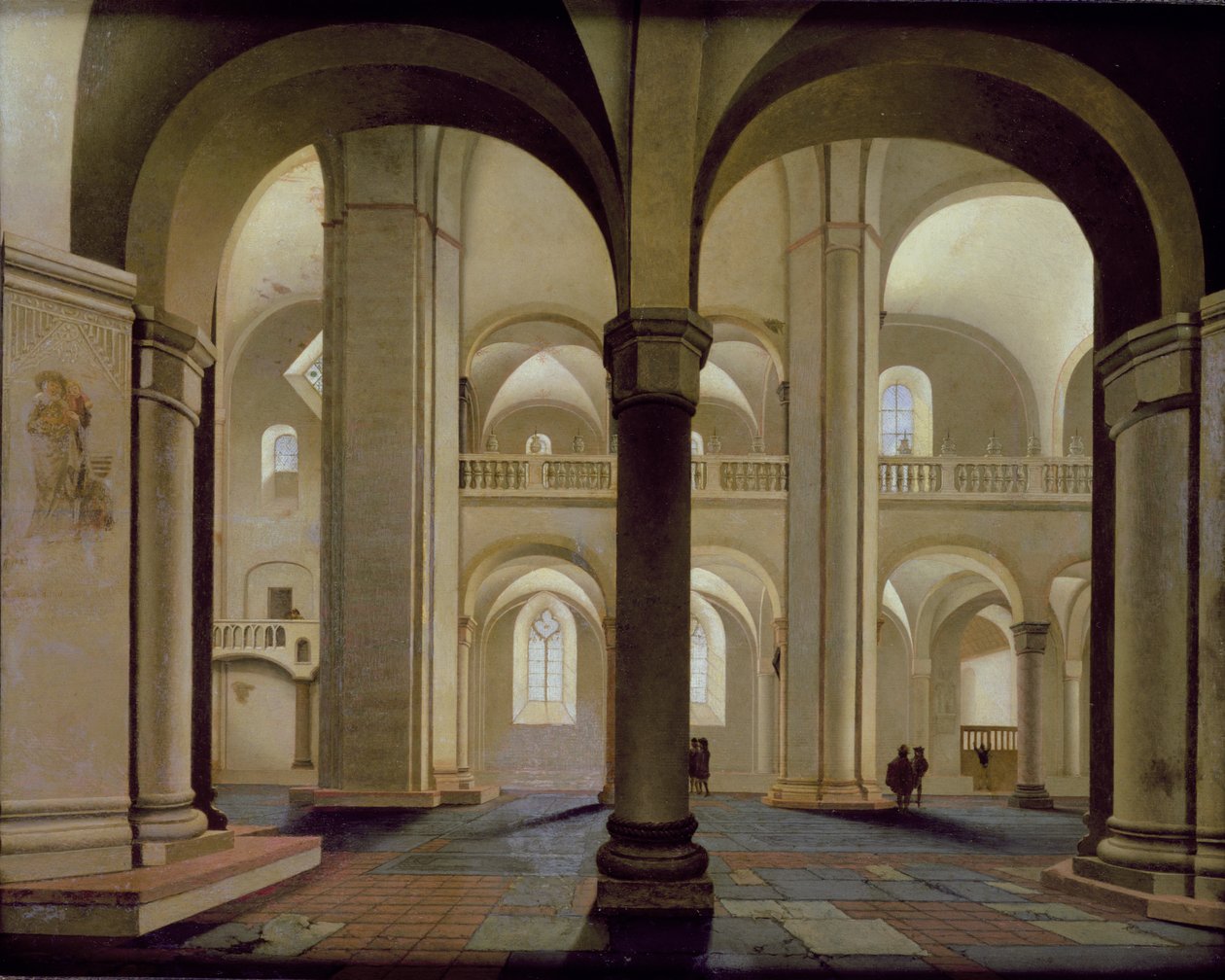 Az utrechti Szent Mária-templom belseje, 1637 (olaj, tölgyfa panel) alkotó: Pieter Janszoon Saenredam