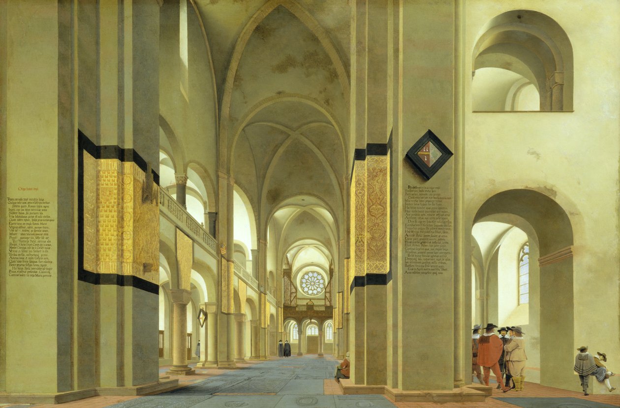 Az utrechti Marienkirche belseje, 1638 alkotó: Pieter Janszoon Saenredam