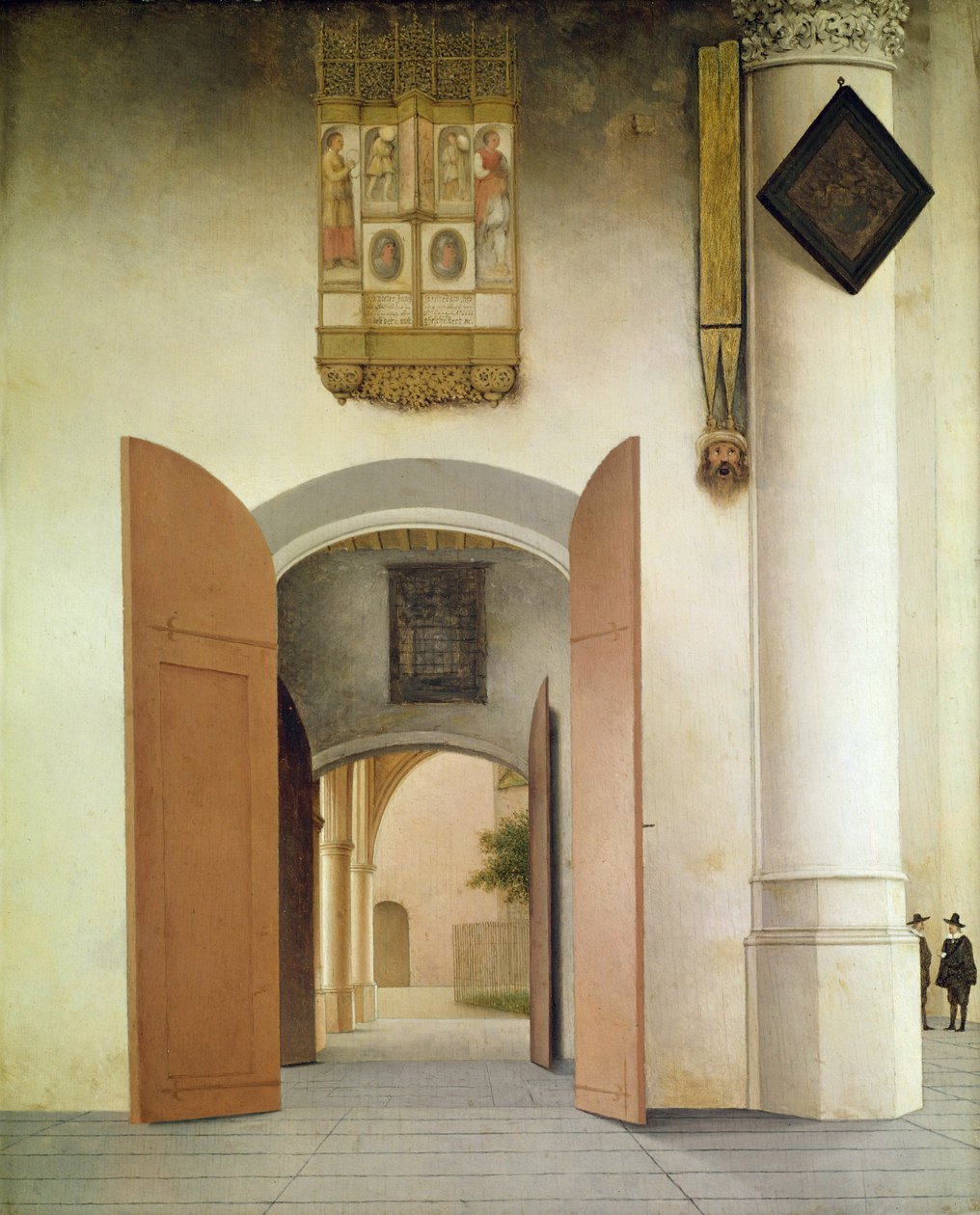 A St. Laurens-templom, Alkmaar, 1661 alkotó: Pieter Janszoon Saenredam